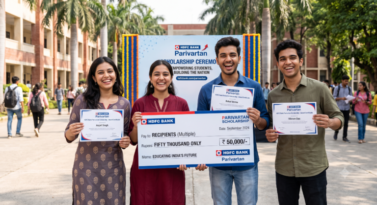 HDFC Bank Parivartan ECSS Scholarship